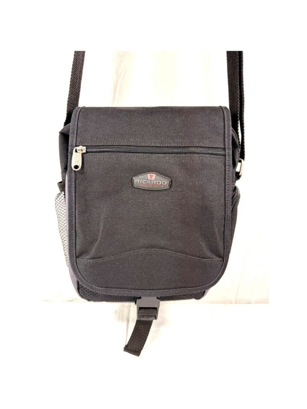 Ricardo Beverly Hills black adjustable Crossbody organizer travel bag black